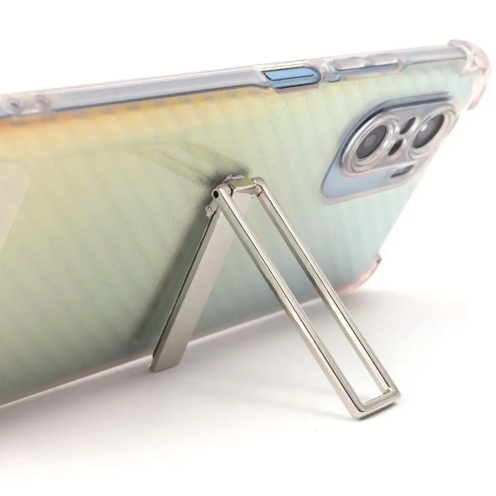 

Creative Zinc Alloy Phone Holder Ultra Thin Portable Phone Support Kickstand Foldable Invisible Back Sticker Bracket Universal