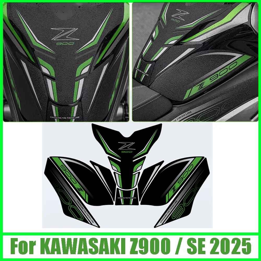 

Z900 Z 900 SE матовые наклейки на бак для KAWASAKI Z900SE Z900 2025 аксессуары для мотоцикла утолщенная защита топливного бака