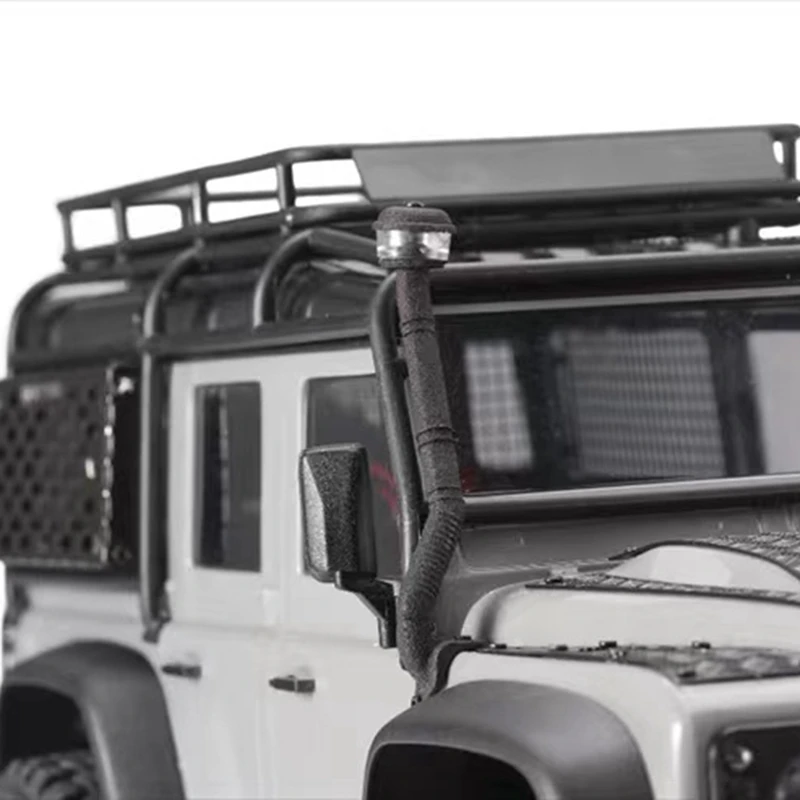 시뮬레이션 하이 에어 흡기 웨이딩 스로트, 1/18 RC 크롤러 Traxxas TRX-4M Bronco Defender 업그레이드 부품