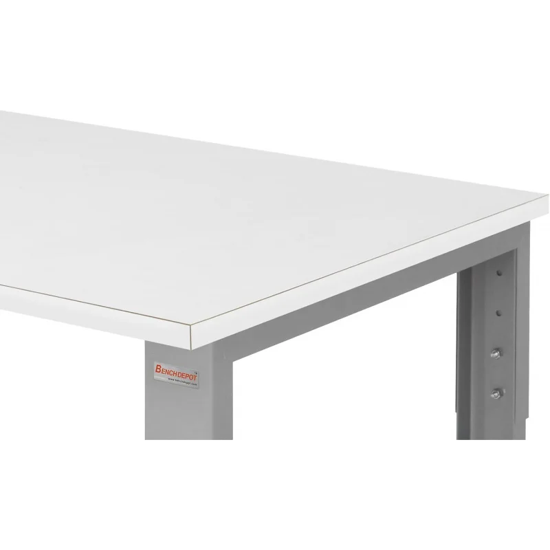 Table & Workbench: 1 Thick Laminate Top, Height Adjustable Bench - 30 D x 48 L x 30 - 36 H