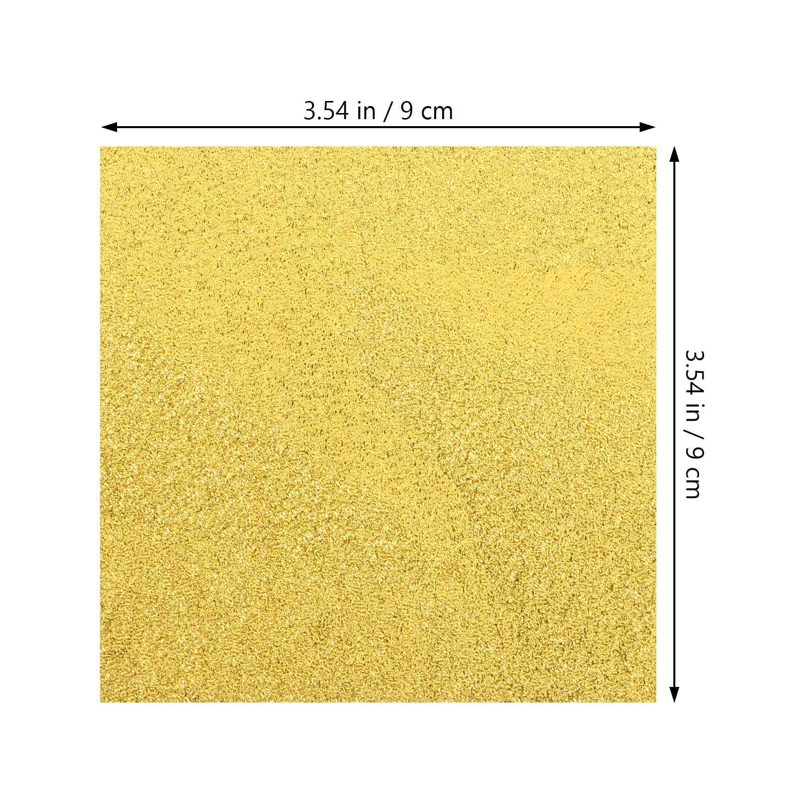 500 Pcs Chocolate Bars Golden Candy Foil Paper for Gift Packaging Wrappers Aluminium Wrapping