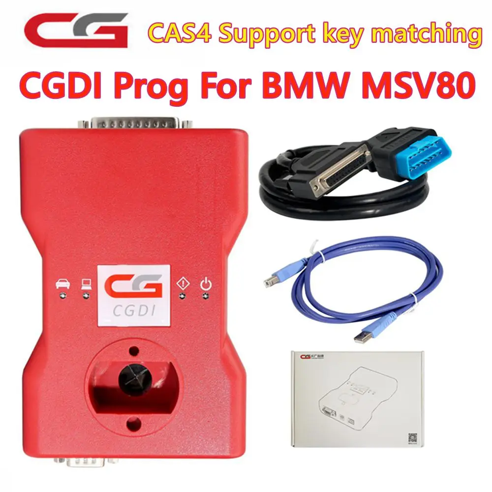 

CGDI Prog для BMW MSV80 FEM/BDC 8-футовый зажим для ключей для BMW CAS1/2/3/4 OBD2, инструмент для автоматической диагностики программирования