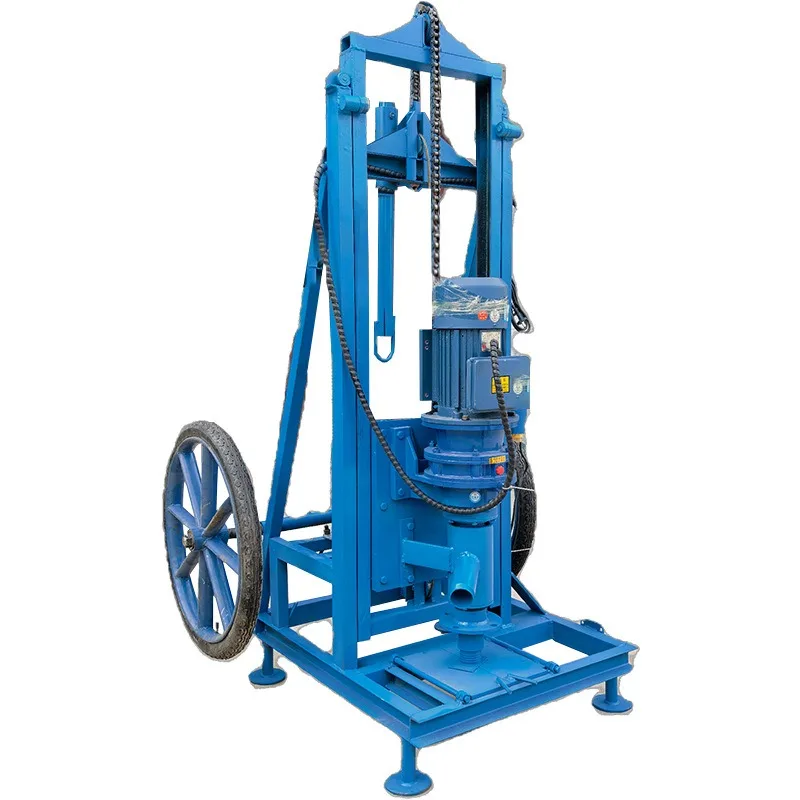 Small Household Water Well Drilling Rig Portable Deep Borehole Drilling Equipment Domestic Water Supply And Farmland Irrigation