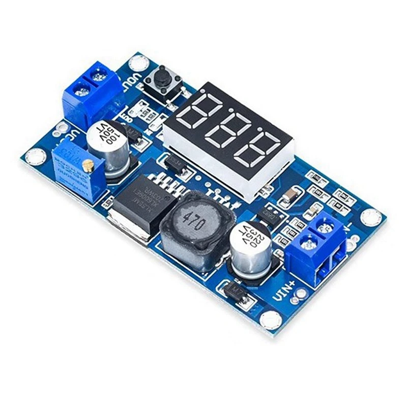 2Pcs XL6009 DC-DC Booster Module Adjustable Step-Up Boost Converter Module DC-DC 4.5V-32V To 5V-35V 4A Step-Up Module