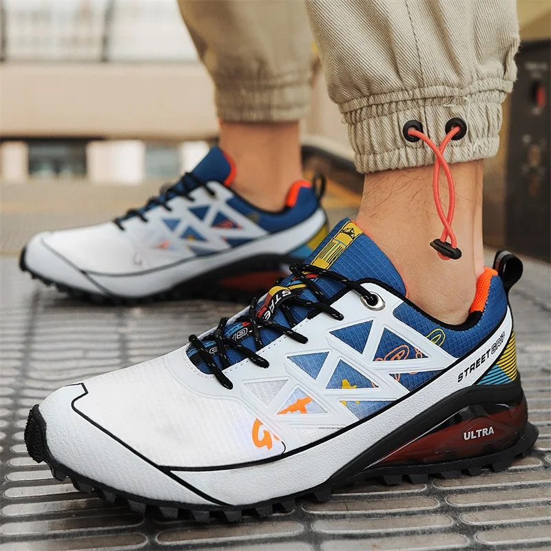 Men's Golf Breathable Non Slip Fitness Running Shoes Men's Outdoor Walking Golf Sports Shoes Grass Comfortable Golf Shoes