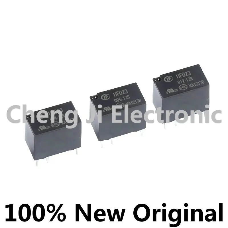 10PCS/LOT HFD23/005-1ZS、HFD23/012-1ZS、HFD23/024-1ZS、DIP6、Brand new original signal relay