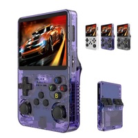 NEW R36S Retro Handheld Game Console Linux System 3.5 Inch IPS Screen Portable Pocket Video Player 64GB Games Kid Gift