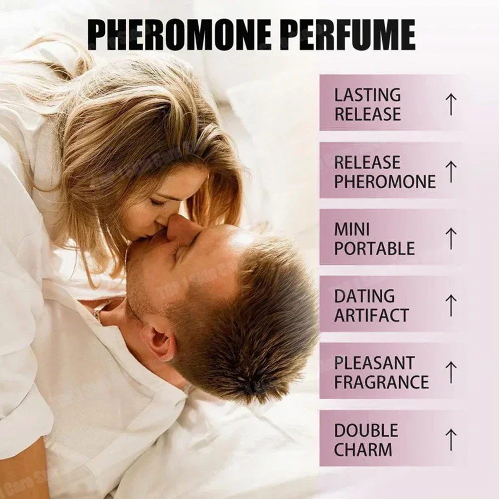 Perfume de feromônio de longa duração perfume de colônia masculino atrae mulheres sexy namoro flertando perfume óleo essencial