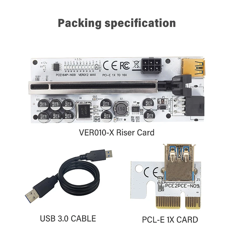 6 pz VER012MAX USB 3.0 pci-e Riser MAX Express Cable Riser X16 Extender pci-e Riser Card