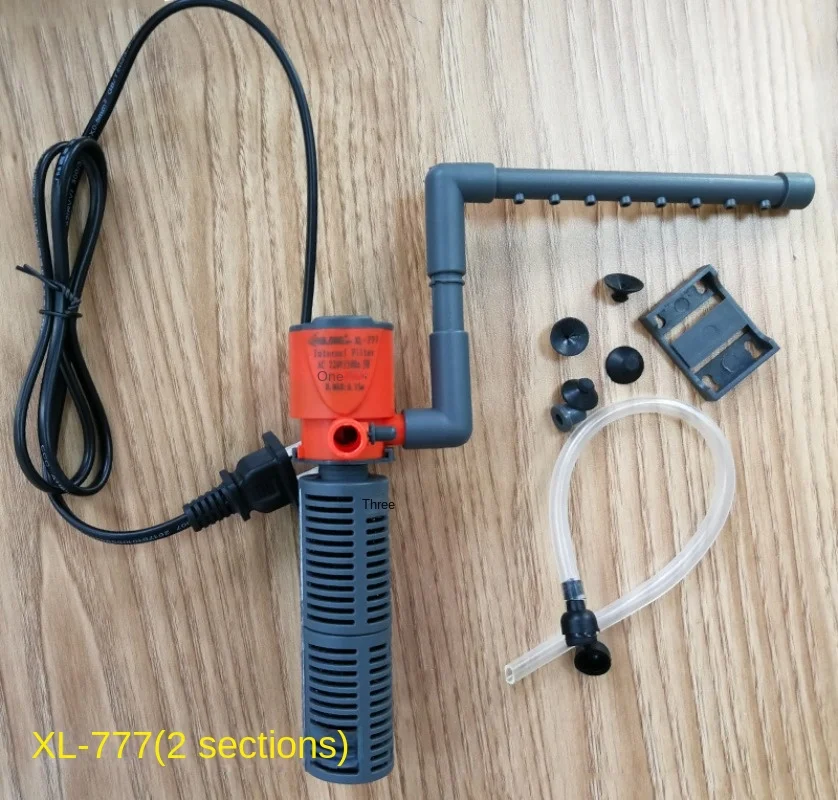 Xilong Mini Fish Tank Water Pump 666/777 Three-in-One Submersible Filter Aquarium Pump with Adjustable Flow for Pond