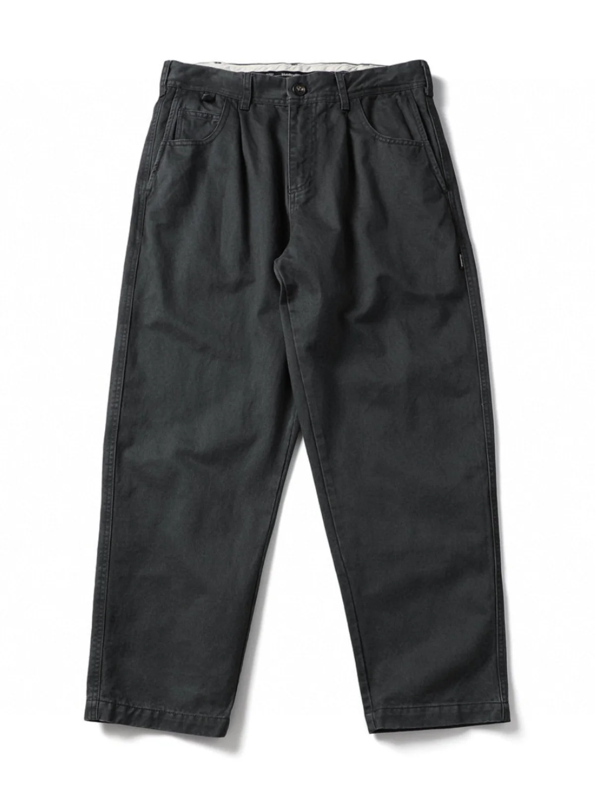 

Мужские рабочие брюки из чистого хлопка, свободные повседневные джинсы прямого кроя для осени и зимы, молодежные, с низкой посадкой, длинные брюки