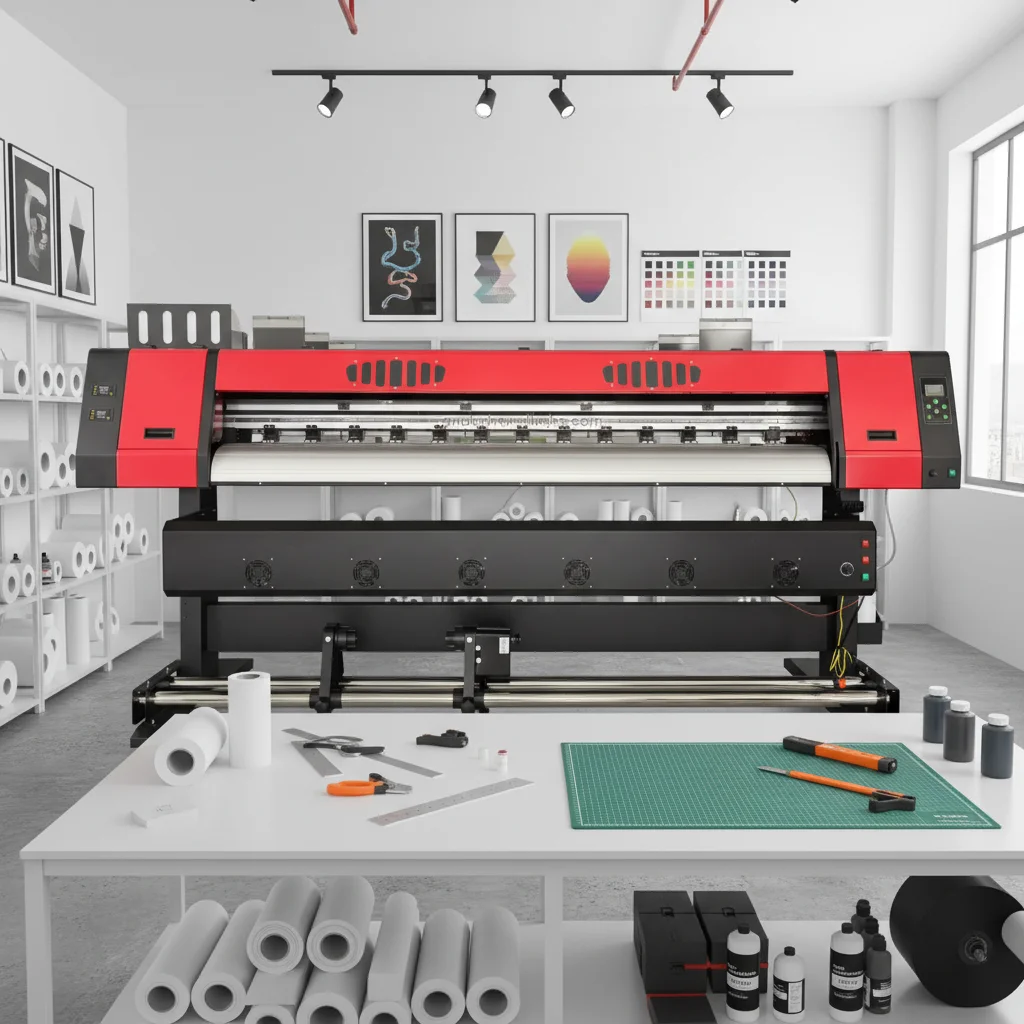 1.8m 6FT Large Format Advertisement Tarpaulin Flex Banner Printer Eco-solvent Printer Xp600 I3200 Digital Printer Roll to Roll