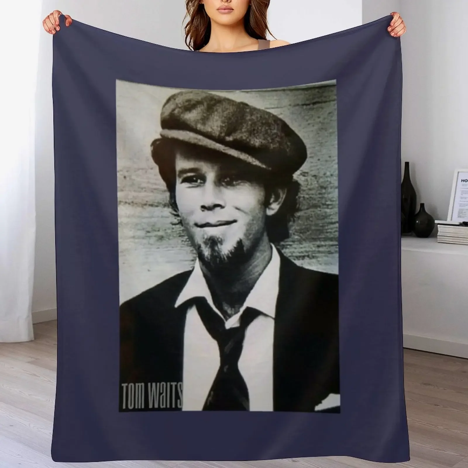 Tom Waits Throw Blanket Modern Design Soft Blanket for Home Decor