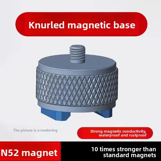 Horseshoe Strong Magnetic Base D26 with Saddle Curved Surface for Vibration Sensor Mounting