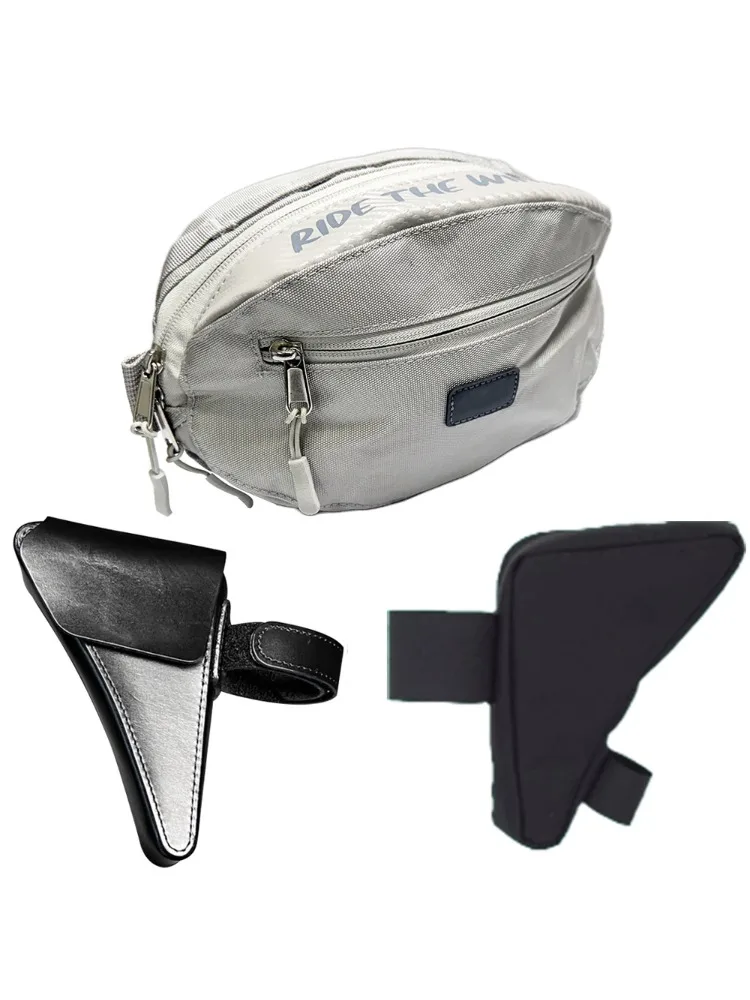 AliExpress ACTO 5 ACTOFIVE CYCLES Compatible With Brompton small cloth folding bicycle accessories  triangle bag cowhide tool kit pig nose bag storage front bag