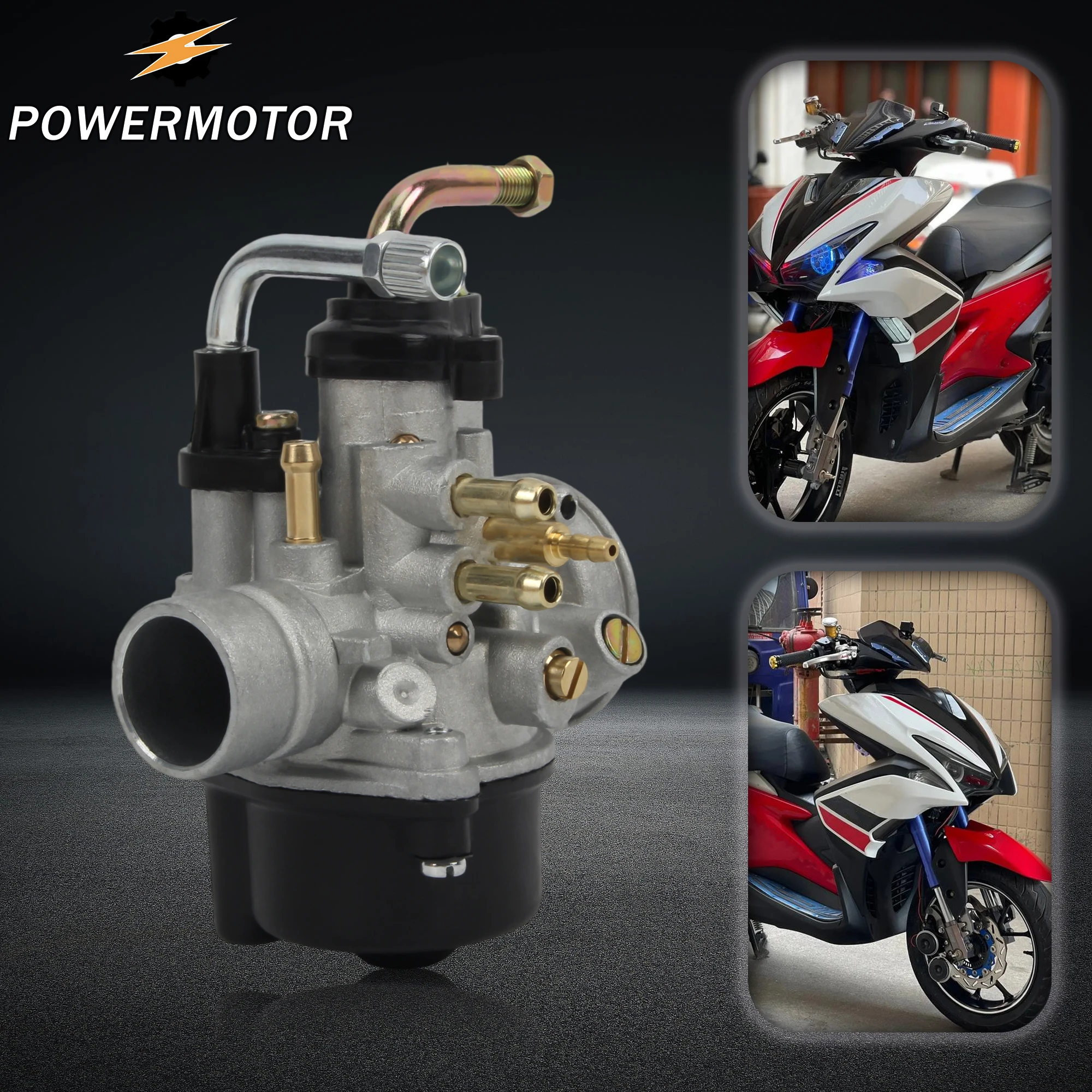 

PHBN Scooter Motorcycle 12mm 17.5mm Carburetor For Yamaha BOOSTER Aerox MINARELLI CON SERVIZ 50CC APRILIA SR50 AC 2T Engine Part