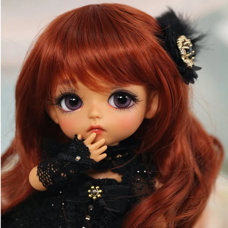 1/8 BJD yellow  Doll Cartoon fashion resin doll birthday gift for girls Bjd Accessories Parts