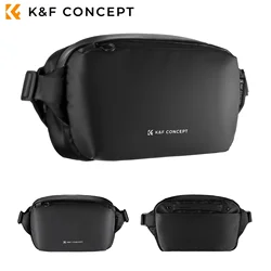 K&F Concept Alpha Sling Camera Bag 10L Waterproof Photography Shoulder Bag For Canon Nikon Sony DSLR Camera Accessories Tripod