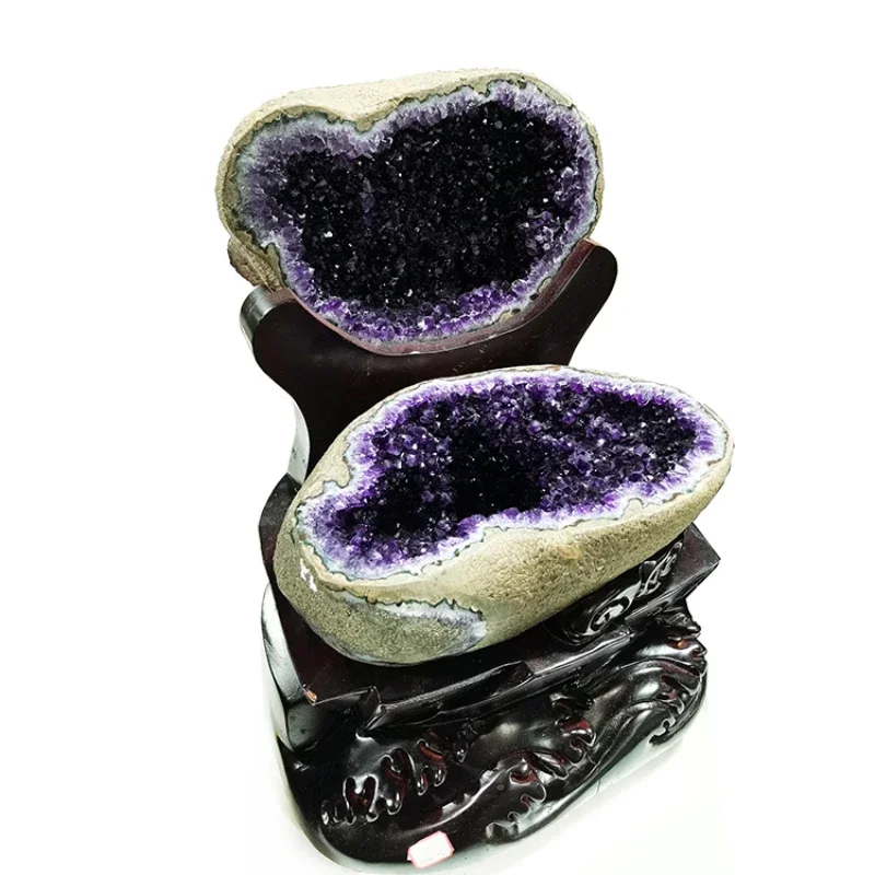 Wholesale  Natural large amethyst cave Hotel decoration Uruguay Amethyst cornucopia Amethyst Geode  store geomancy