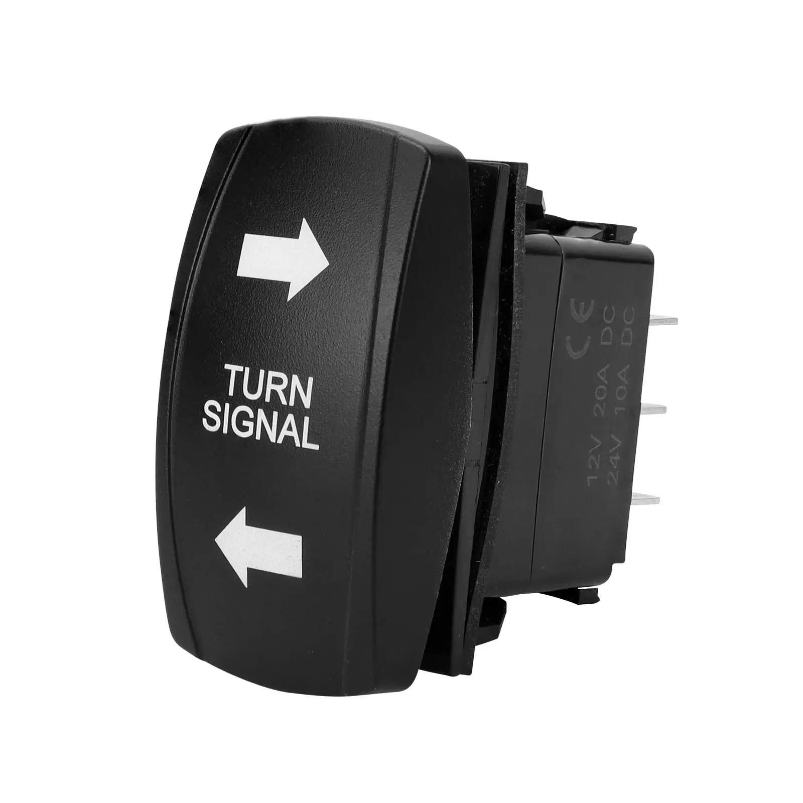 Street Legal LED Turn Gauge Kit for UTV/ATV – Plug & Play Pre-Wired Amber Blinkers with Rocker Switch, Global Fit for 2-6 Seater Off-Road Vehicles