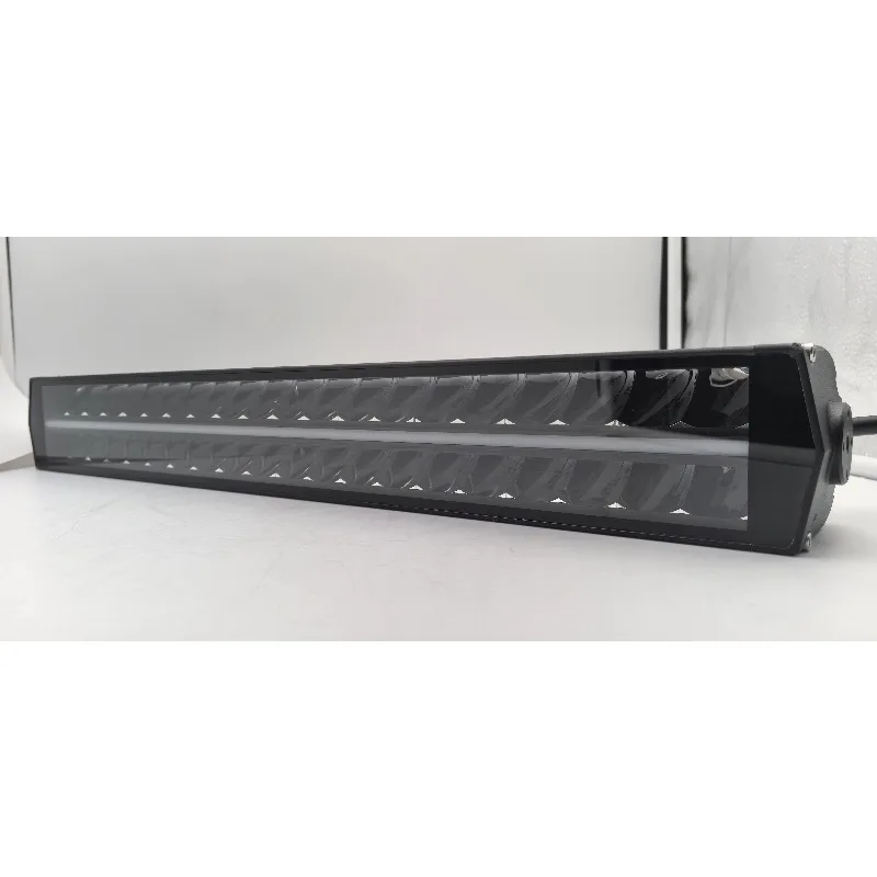 Super bright 12v 24v off-road 20 inch double row diode with amber daytime driving