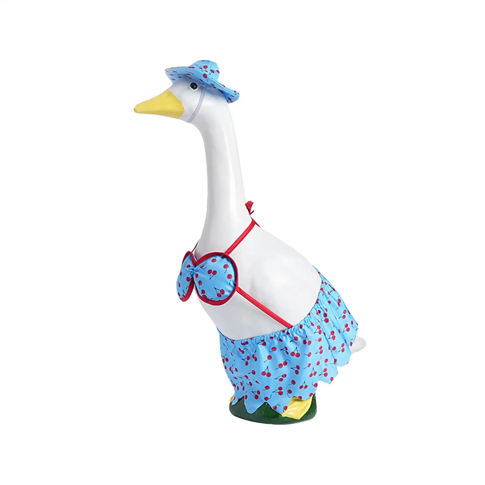 Geese Outfit Bikini Design Lawn Statue Clothing Elastic Lawn Geese Clothing For Holiday Outdoor Patio Front Yard Camping Grounds