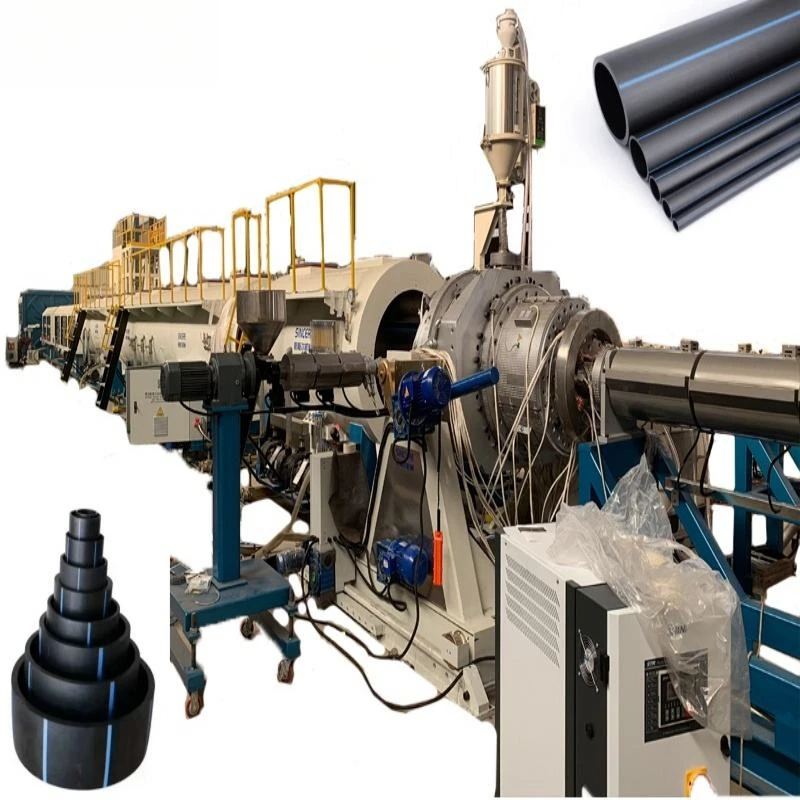 110-315mm Single-Screw HDPE PP PPR PE Multi-Layer Solid-Wall Pipe Extrusion Line Energy-Saving Remote Control PLC Pump
