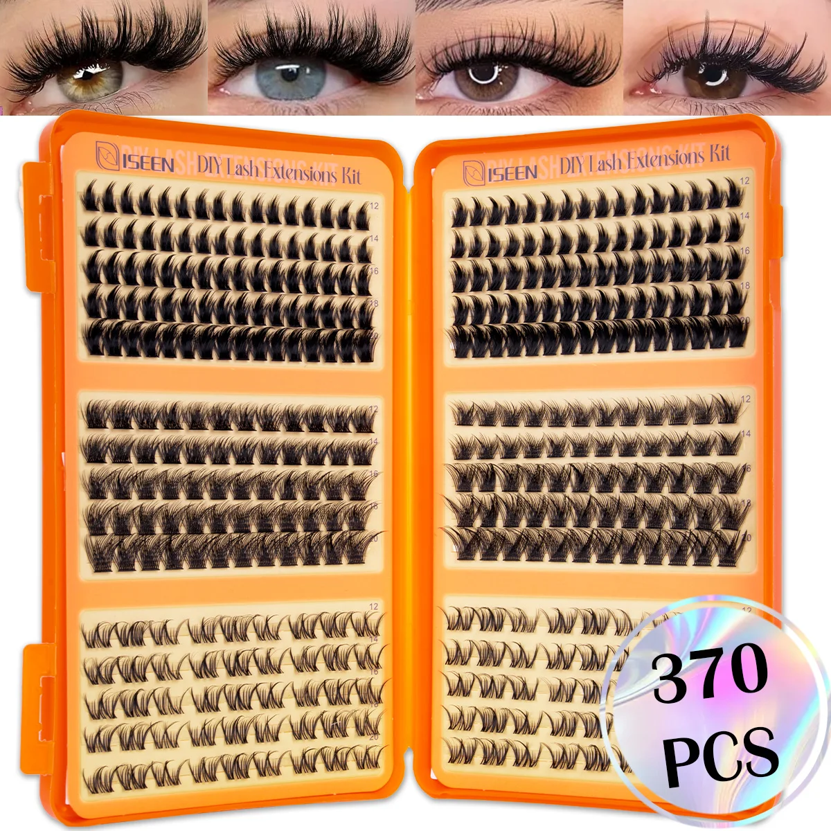 DIY Wimpernbüschel Volumen-Wimpern Manga Fairy Einzelne Wimpernverlängerungen Wiederverwendbar Verschiedene Stile für den täglichen Gebrauch oder Party-Make-up – Detail 14