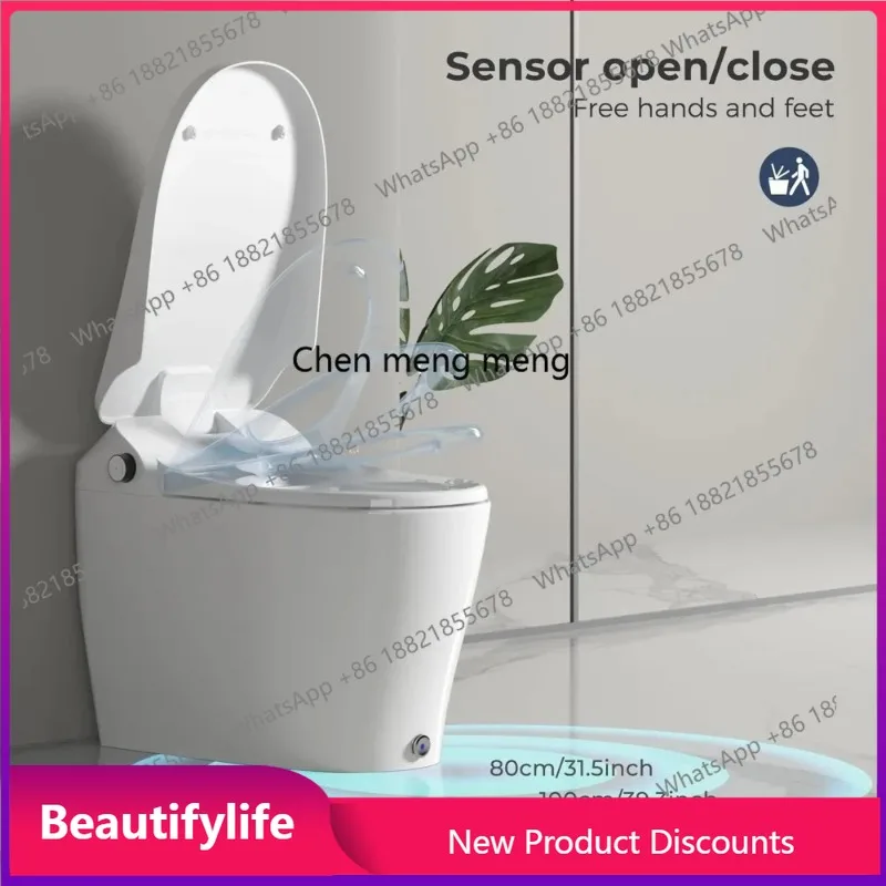 

A17 Smart Toilets with Built-in Bidet, One-Piece Toilets with Toilet Bidet, Smart Toilets and Bidets with Night Light & Heat F18