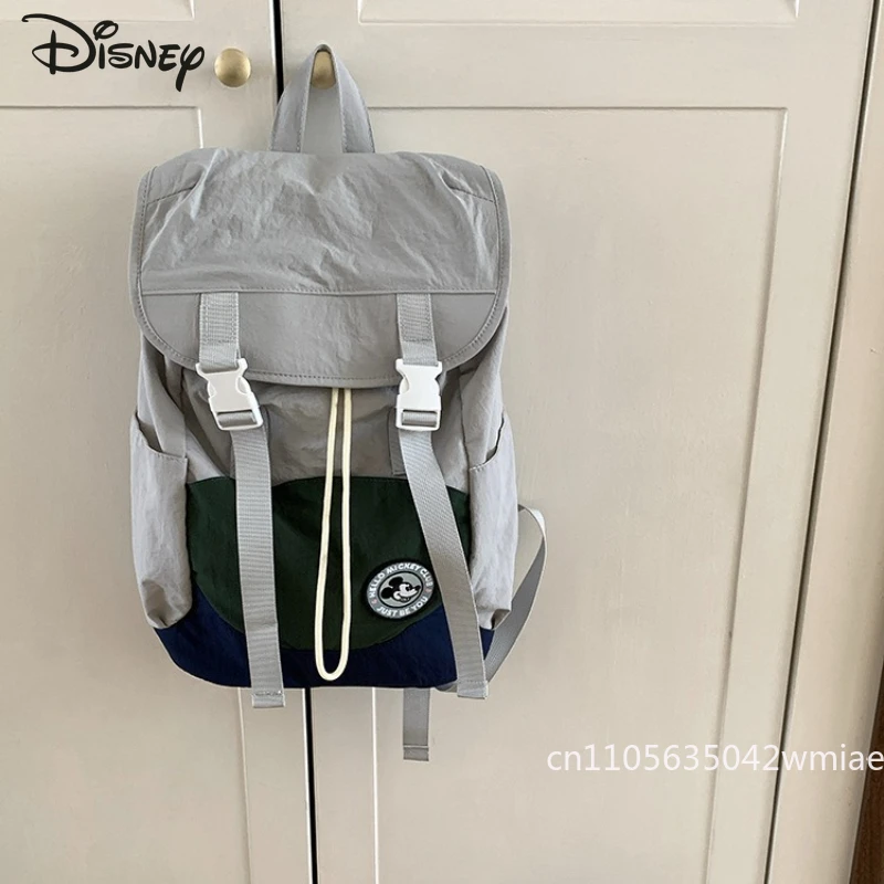 Disney Mickey New Women's Backpack Fashion High Quality Lightweight Travel Backpack Cartoon Large Capacity Mountaineering Bag