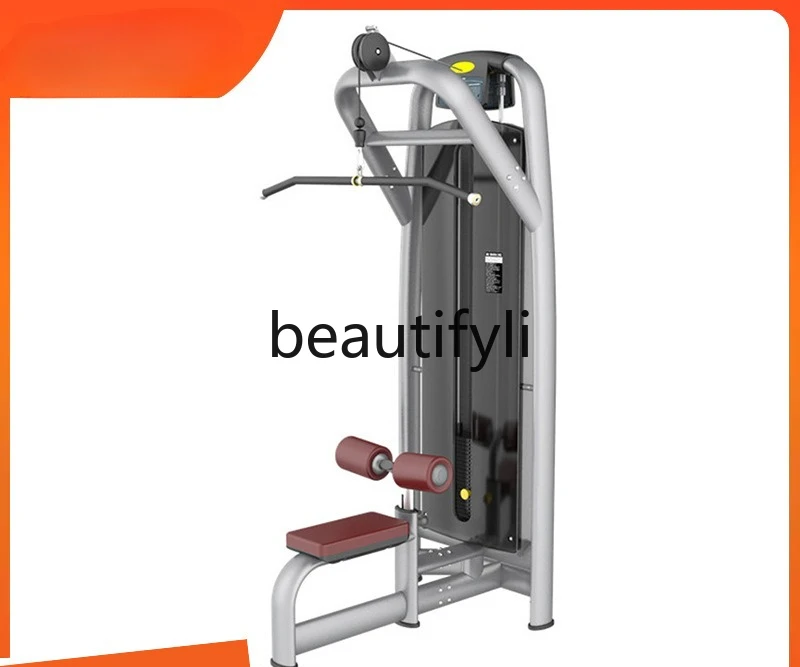 

High and low parallel back muscles, multi-functional fitness equipment, seated high back trainer