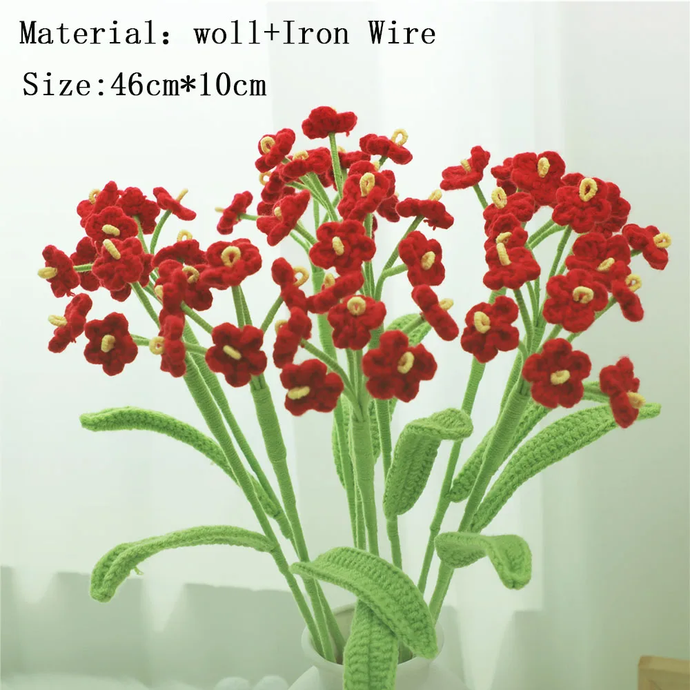 

6 pcs Artificial Flower Home Room Decoration Wedding Table Flowers Decor Lush Artificial Greenery for Home Wedding Room Decor