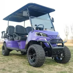 Cheapest 4 6Seater Gasoline Petrol Golf Buggy Vehicles Trolley Power Glide Golf Buggy 48V Electric Lithium Battery Golf Cart