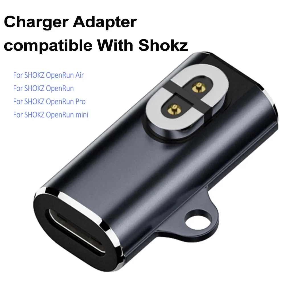 USB C To Magnetic Adapter Charging Cable Adapter 90 Degree Bending Bone Conduction Headphones Charger Adapter for Shokz