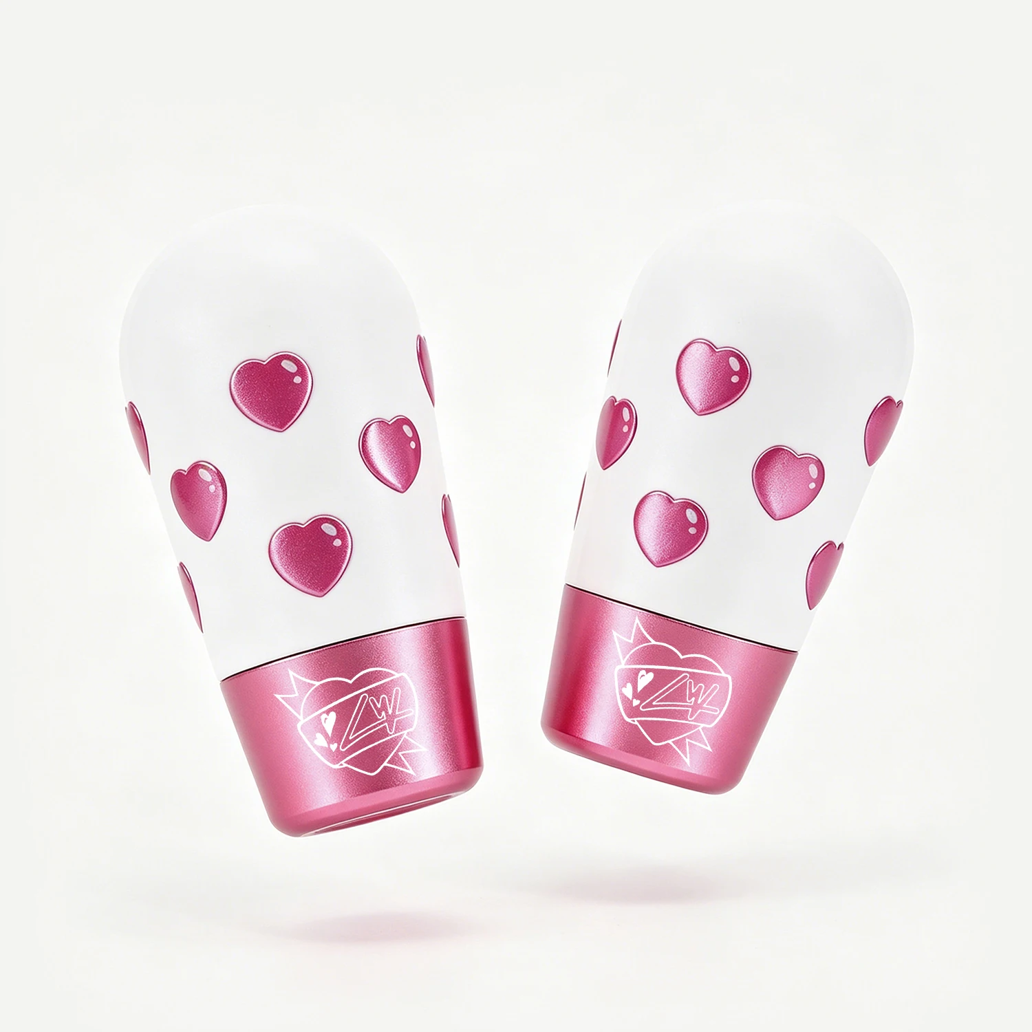 LW Valentine's Edition Peach Heart Powder Version Manual Car Gear Shift Knob