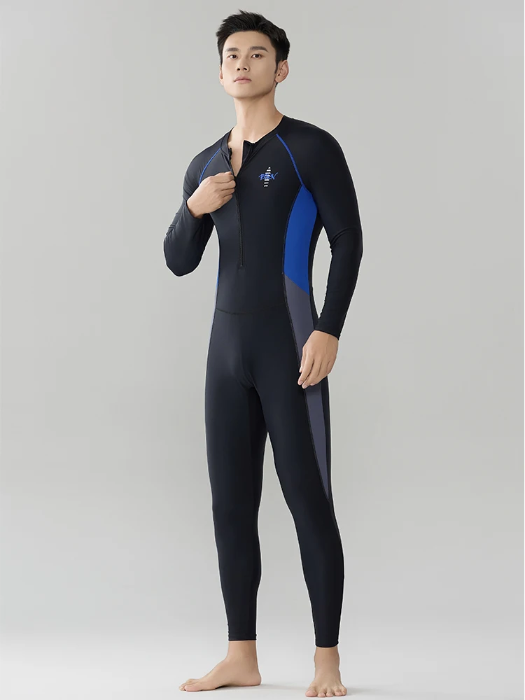 

Large Size Men's Swimming Suit Wetsuit Long Sve Long Pants Full Body Sun Protection Surfing Scuba Diving Suit Jellyfi irt