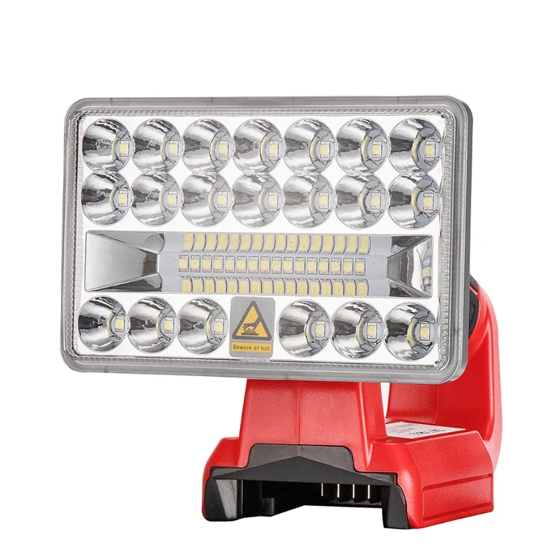 

3/5 Inch LED Work Light Flashlights for Milwaukee 18V Li-ion Battery Portable Lantern Outdoor Spotlight Camping Lamps