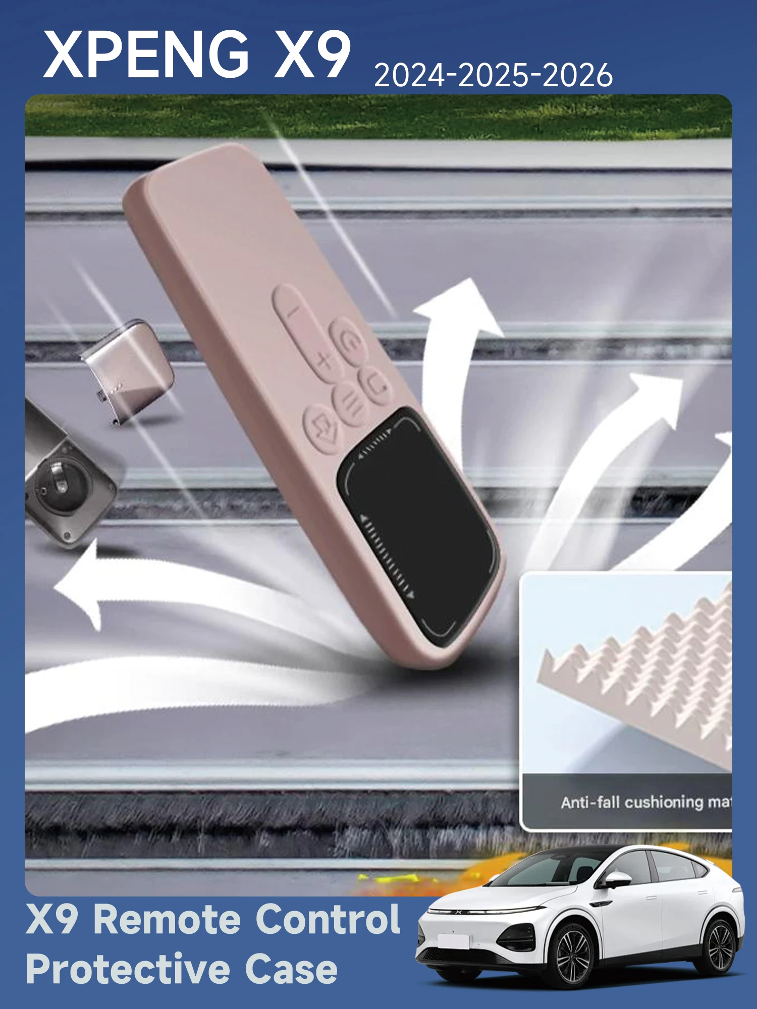[Fast Shipping] XPENG X9 Remote Control Protective Case (Silicone)