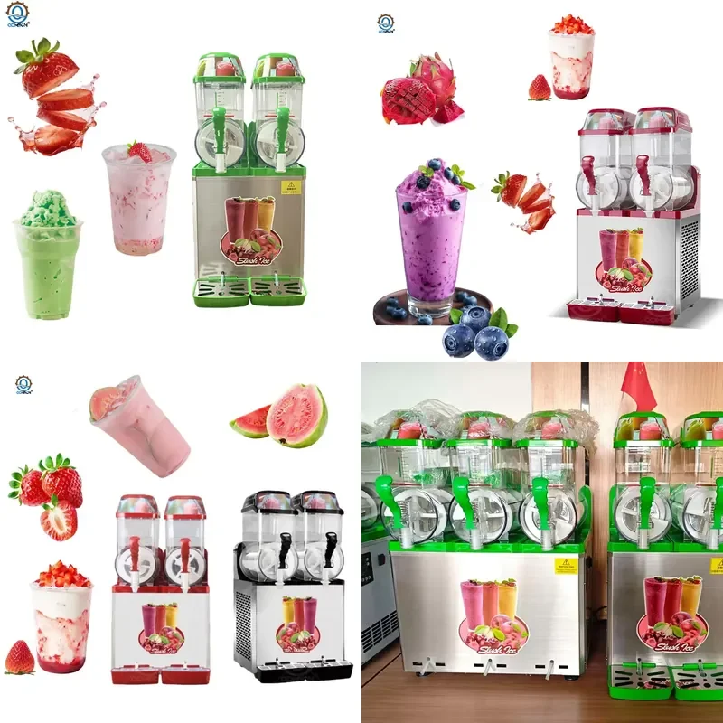 Portable Countertop Ice Slush Machine Frozen Juice Maker Easy Operate Slushy Machine for Party Events and Home Use