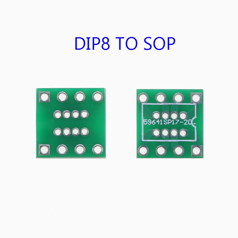 cltgxdd 10piece PCB board SOP8 SOP14 SOP16 SOP20 SOP24 SOP28 QFP FQFP TQFP to DIP adapter conversion board