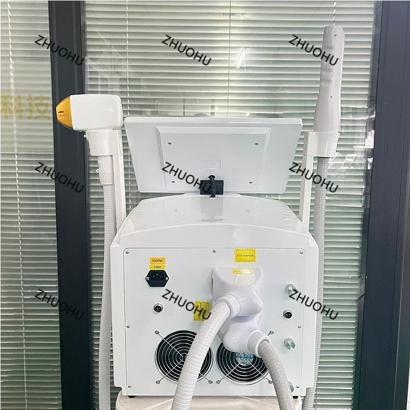 ليزر ديود أيس تيتانيوم احترافي ، آلة إزالة شعر الجسم ، إزالة الشعر بشكل دائم ، إزالة الشعر ، صداع الشعر