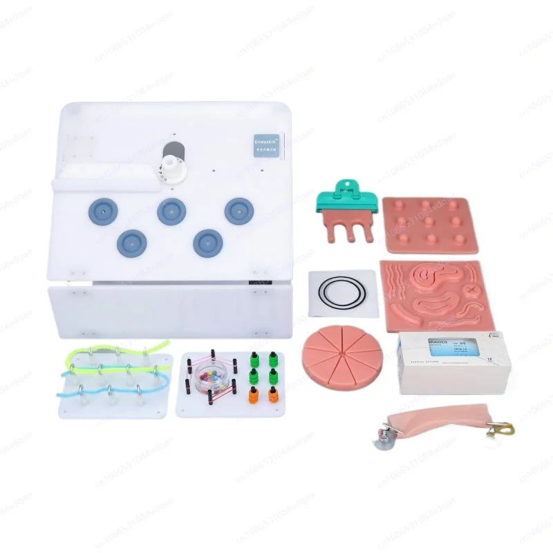 صندوق التدريب بالمنظار |   30 °   ممارسة المنظار القابلة للتعديل لجراحة OB/GYN العامة |   معدات المحاكاة الجراحية