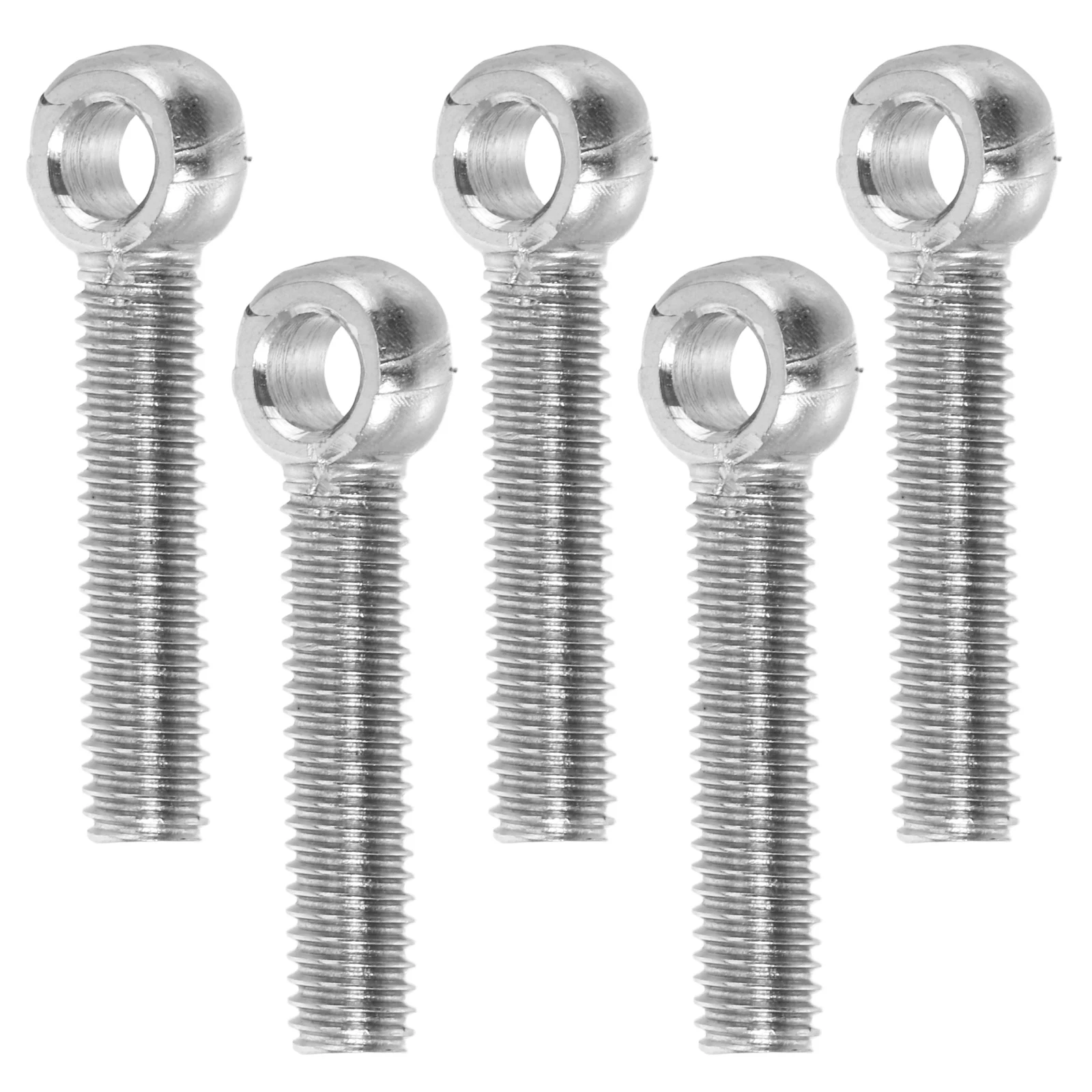 

5pcs Stainless Steel Eye Bolts Fisheye Screws Swivel Hook Bolt Lifting Machine Eyes Swing Bolts Hole Heavy Duty Adjustable
