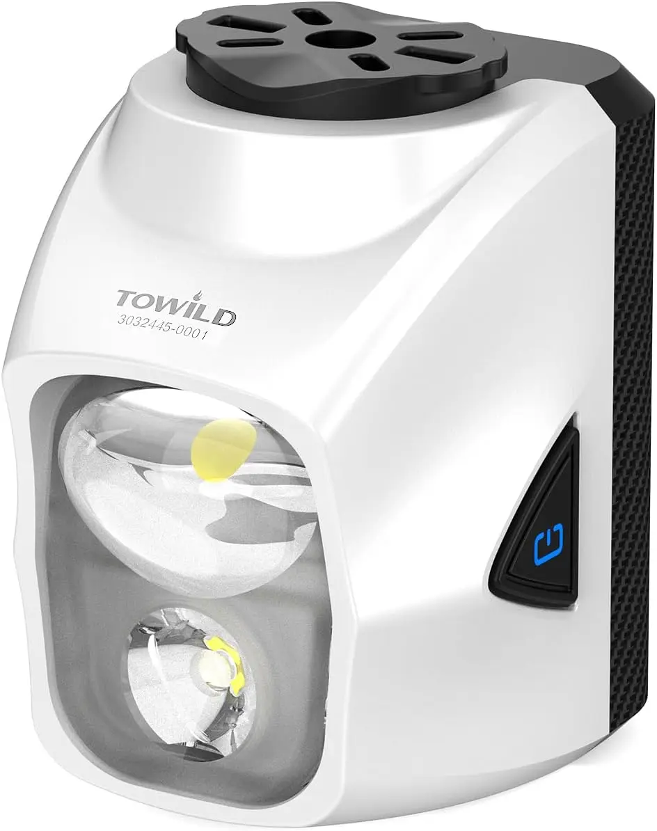 

1700LM Dual Light Source Bike Headlight, Waterproof Front Light for Night Mountain Road Cycling