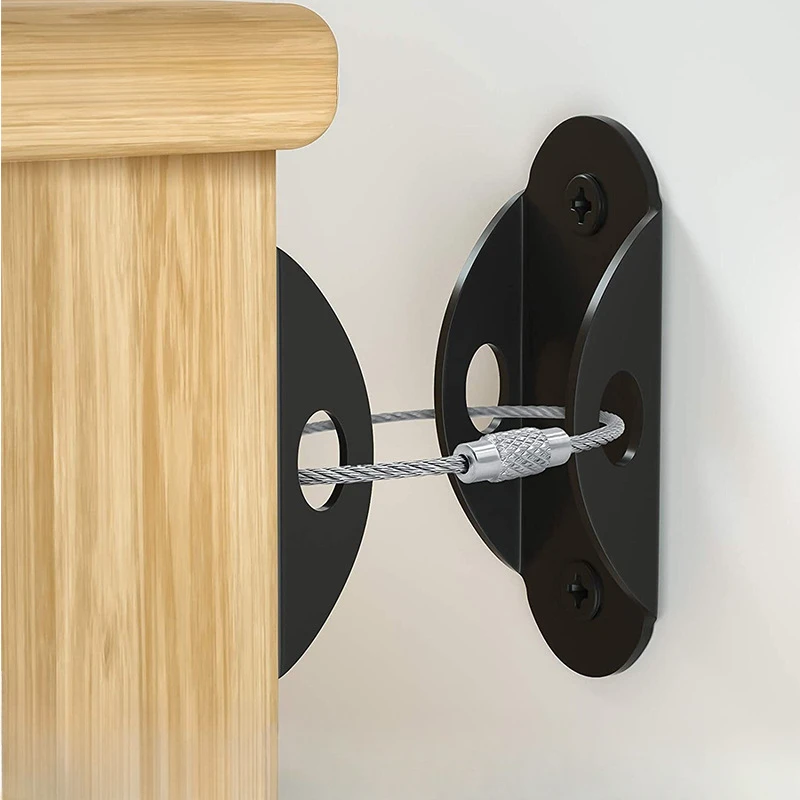 Furniture Anti-Topper Fixed, Wardrobe Shoe Cabinet TV Cabinet Anti-Reverse Tape Anti-Tilt Cabinet, Cabinet Lock