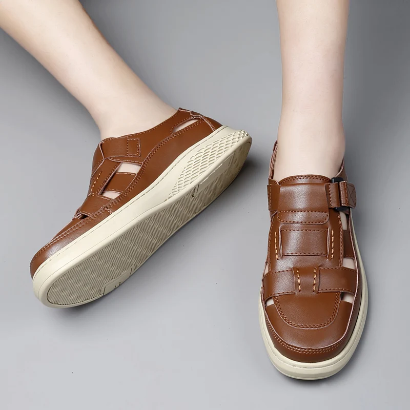 

Новые летние мужские сандалии Brand's: удобные, нескользящие, ручной работы, повседневные, модные, дышащие, для пляжа и активного отдыха
