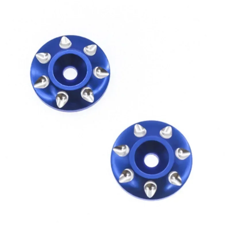 CatRC CatRC 2pcs Metal Wing Mounting Tail Washer M3 Screw Gasket For 1/10 1/8 RC Car Off Road Buggy Short Course Truck