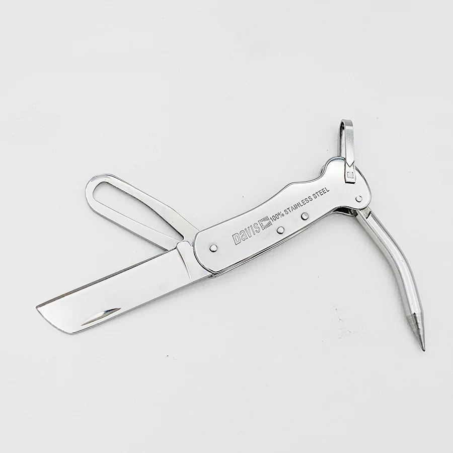 Multifunctional EDC tools  stainless steel blade Portable express unboxing knife For travel camping and fishing Folding knife