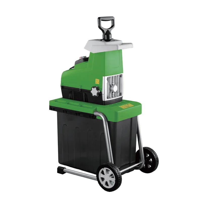 Hantechn 2800W Leaf Quiet Start Cutting Chipper Mulcher For Leaves And Branches 50L Garden Shredder Wood Shredder