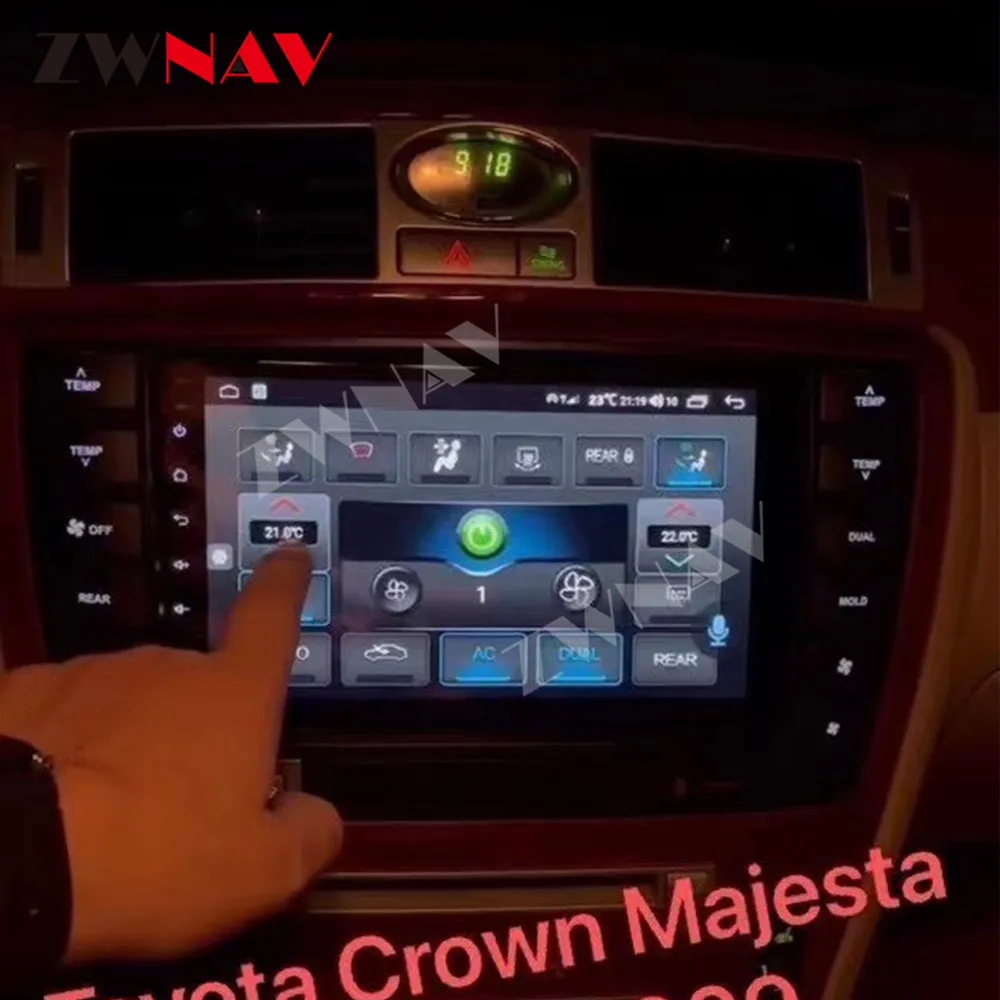 For Toyota Crown Majesta S180 2003 2004 2005- 2009 GPS Android Touch Screen Radio Audio Stereo Auto Automotive Multimedia Player